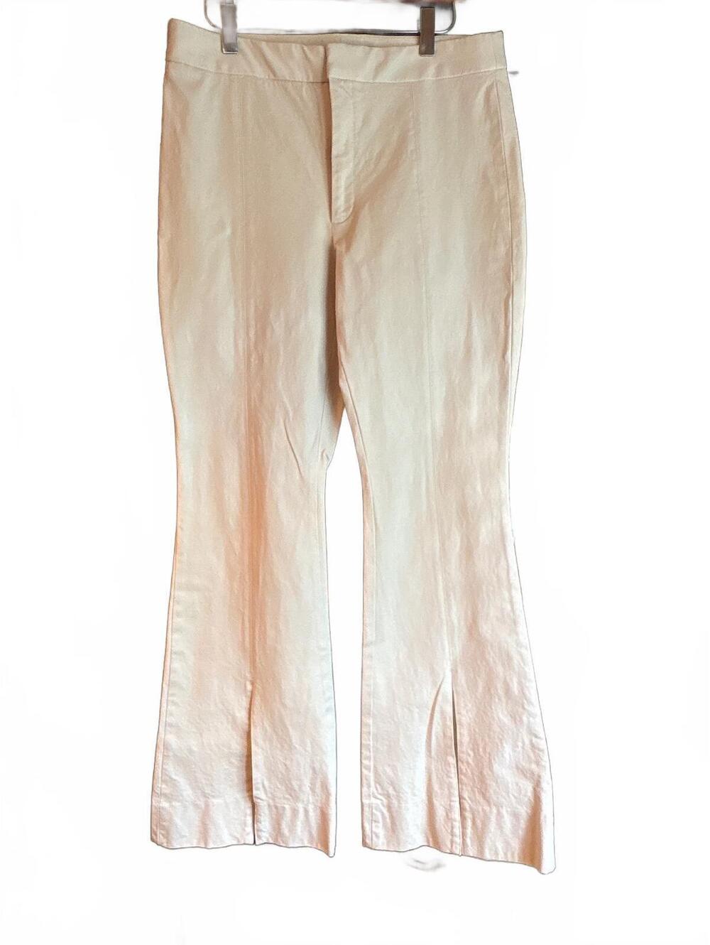Banana Republic Cream Flare Pants 8